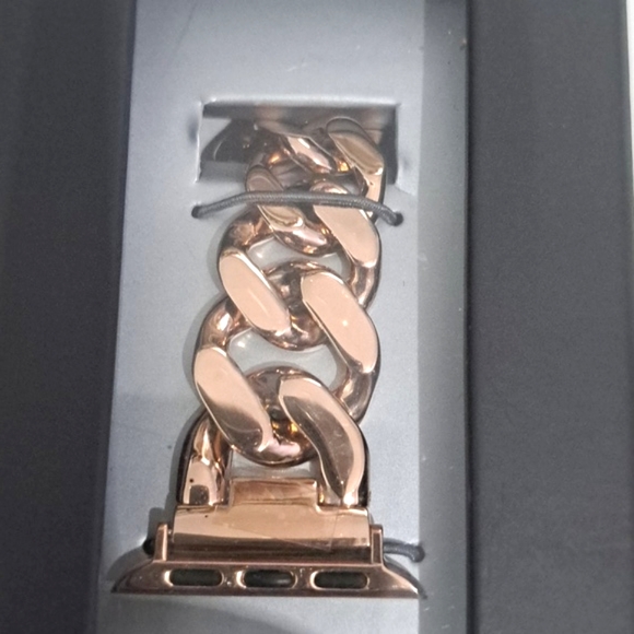 Vince Camuto Rosegold Curb-Chain Bracelet For Apple Watch - Picture 2 of 4